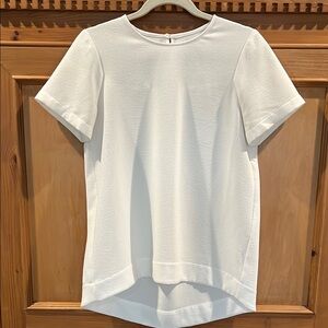 Madewell White Crepe Top • small